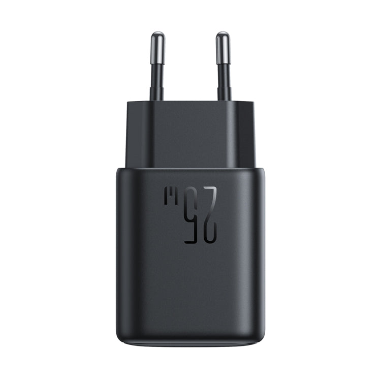 JOYROOM JR-TCF23 25W USB-C / Type-C Port Fast Charger, Plug:EU Plug(Black) - USB Charger by JOYROOM | Online Shopping South Africa | PMC Jewellery | Buy Now Pay Later Mobicred