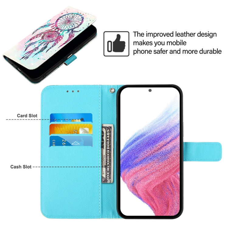 For Samsung Galaxy S25+ 5G 3D Painting Horizontal Flip Leather Phone Case(Color Drop Wind Chimes) - Galaxy S25+ 5G Cases by PMC Jewellery | Online Shopping South Africa | PMC Jewellery | Buy Now Pay Later Mobicred
