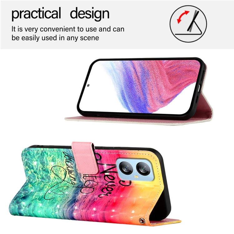 For Blackview A52 3D Painting Horizontal Flip Leather Phone Case(Chasing Dreams) - More Brand by PMC TechLife | Online Shopping South Africa | PMC TechLife | Buy Now Pay Later Mobicred