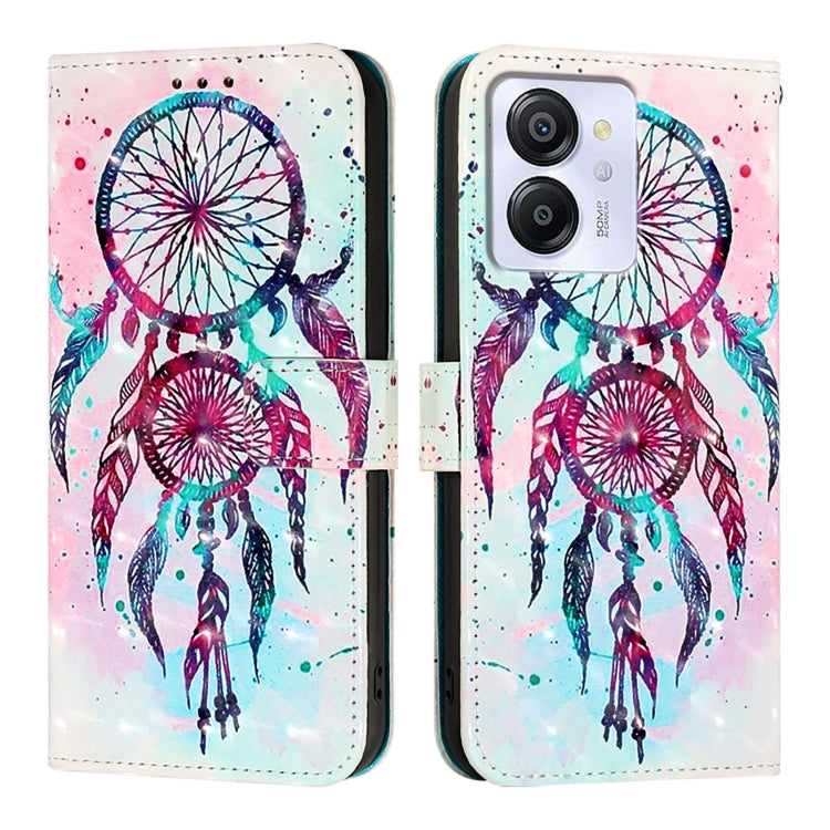 For Blackview Color 8 3D Painting Horizontal Flip Leather Phone Case(Color Drop Wind Chimes) - More Brand by PMC TechLife | Online Shopping South Africa | PMC TechLife | Buy Now Pay Later Mobicred