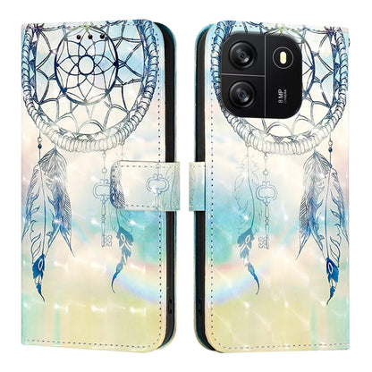 For Blackview Wave 6C 3D Painting Horizontal Flip Leather Phone Case(Dream Wind Chimes) - More Brand by PMC Jewellery | Online Shopping South Africa | PMC Jewellery | Buy Now Pay Later Mobicred