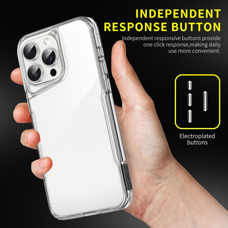 For iPhone 16 Pro Max Acrylic + TPU Transparent Full Coverage Phone Case - free shipping - PMC TechLife - Order now!