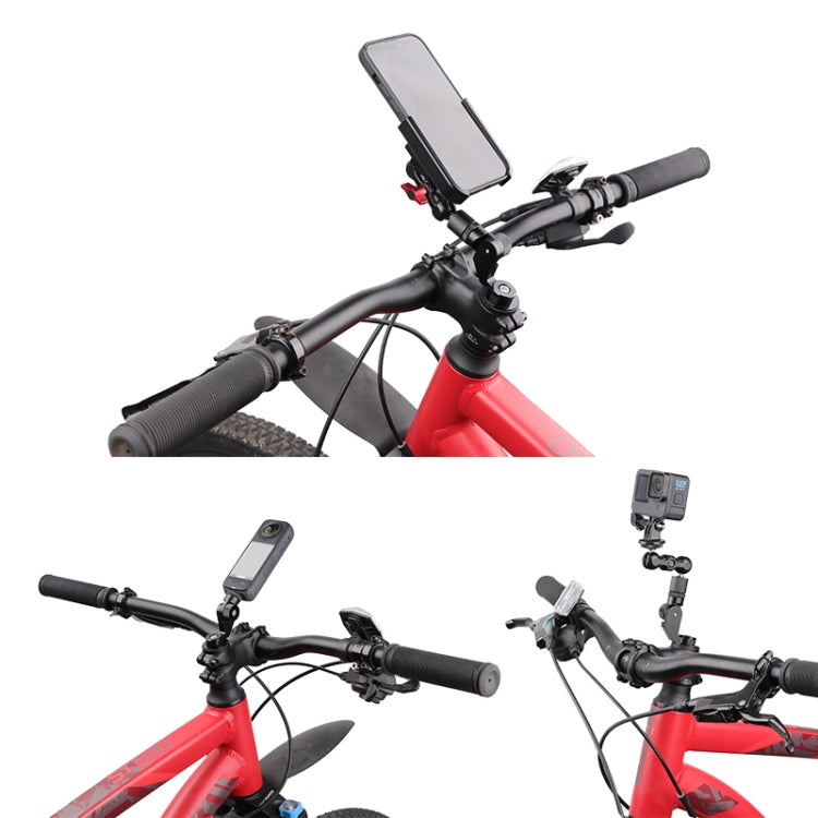 Bicycle Handlebar Holder Pea Clip Adapter 50cm Rod Set - Bicycle Handlebar Mount by PMC Jewellery | Online Shopping South Africa | PMC Jewellery | Buy Now Pay Later Mobicred