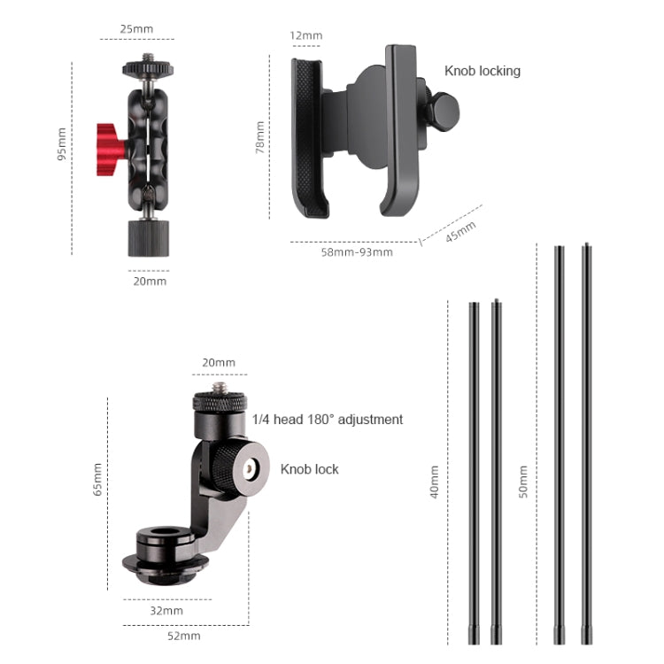 Bicycle Handlebar Holder 40cm Extension Rod - Bicycle Handlebar Mount by PMC TechLife | Online Shopping South Africa | PMC TechLife | Buy Now Pay Later Mobicred