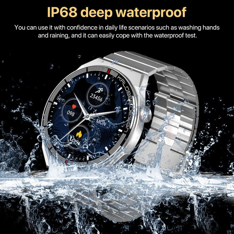 1.3 inch Leather Band IP68 Waterproof Smart Watch Support Bluetooth Call(Brown) - Smart Watches by PMC TechLife | Online Shopping South Africa | PMC TechLife | Buy Now Pay Later Mobicred