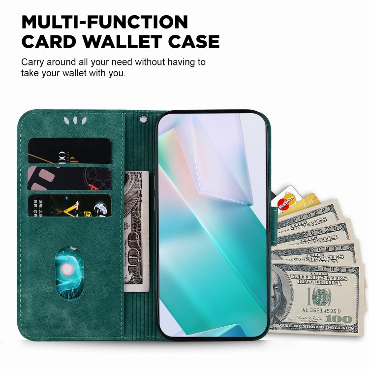 For Redmi K70 / K70 Pro Little Tiger Embossed Leather Phone Case(Green) - free shipping - PMC Jewellery - Order now!