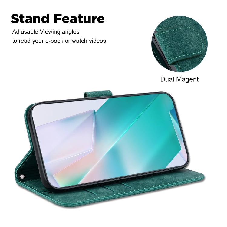 For Redmi K70 / K70 Pro Little Tiger Embossed Leather Phone Case(Green) - free shipping - PMC Jewellery - Order now!
