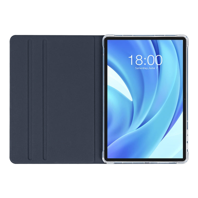 For Teclast T50 HD / T50 Max Anti-slip Texture Smart Tablet Leather Folio Case(Dark Blue) - Teclast by TECLAST | Online Shopping South Africa | PMC TechLife | Buy Now Pay Later Mobicred