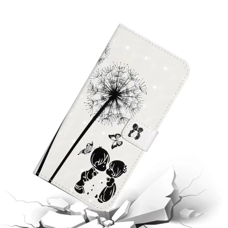 For Samsung Galaxy S25 5G Oil Embossed 3D Drawing Leather Phone Case(Couple Dandelion) - Galaxy S25 5G Cases by PMC TechLife | Online Shopping South Africa | PMC TechLife | Buy Now Pay Later Mobicred