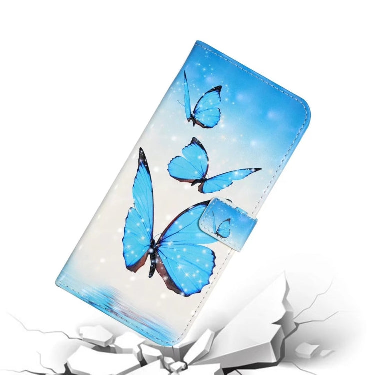 For Samsung Galaxy S25+ 5G Oil Embossed 3D Drawing Leather Phone Case(3 Butterflies) - Galaxy S25+ 5G Cases by PMC TechLife | Online Shopping South Africa | PMC TechLife | Buy Now Pay Later Mobicred