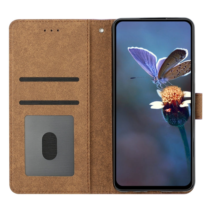 For Samsung Galaxy S25 5G Seven Butterflies Embossed Leather Phone Case(Black) - Galaxy S25 5G Cases by PMC Jewellery | Online Shopping South Africa | PMC Jewellery | Buy Now Pay Later Mobicred