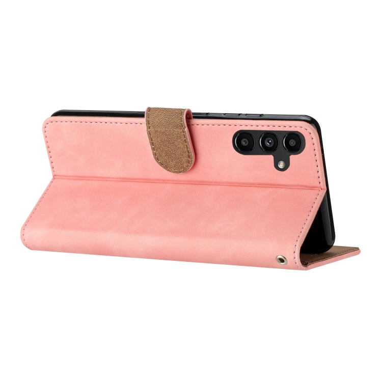 For Samsung Galaxy S25+ 5G Seven Butterflies Embossed Leather Phone Case(Pink) - Galaxy S25+ 5G Cases by PMC Jewellery | Online Shopping South Africa | PMC Jewellery | Buy Now Pay Later Mobicred