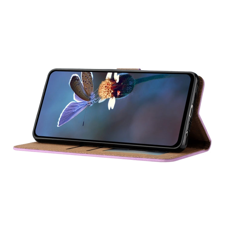 For Samsung Galaxy S25+ 5G Seven Butterflies Embossed Leather Phone Case(Purple) - Galaxy S25+ 5G Cases by PMC Jewellery | Online Shopping South Africa | PMC Jewellery | Buy Now Pay Later Mobicred