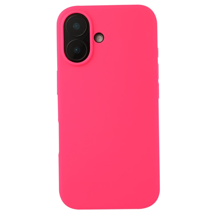 For iPhone 16 Plus Liquid Silicone Phone Case(Brilliant Pink) - iPhone 16 Plus Cases by PMC Jewellery | Online Shopping South Africa | PMC Jewellery | Buy Now Pay Later Mobicred