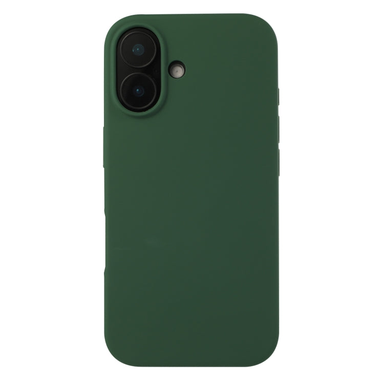 For iPhone 16 Plus Liquid Silicone Phone Case(Clover Green) - iPhone 16 Plus Cases by PMC Jewellery | Online Shopping South Africa | PMC Jewellery | Buy Now Pay Later Mobicred