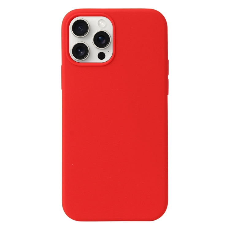 For iPhone 16 Pro Max Liquid Silicone Phone Case(Red) - iPhone 16 Pro Max Cases by PMC TechLife | Online Shopping South Africa | PMC TechLife | Buy Now Pay Later Mobicred