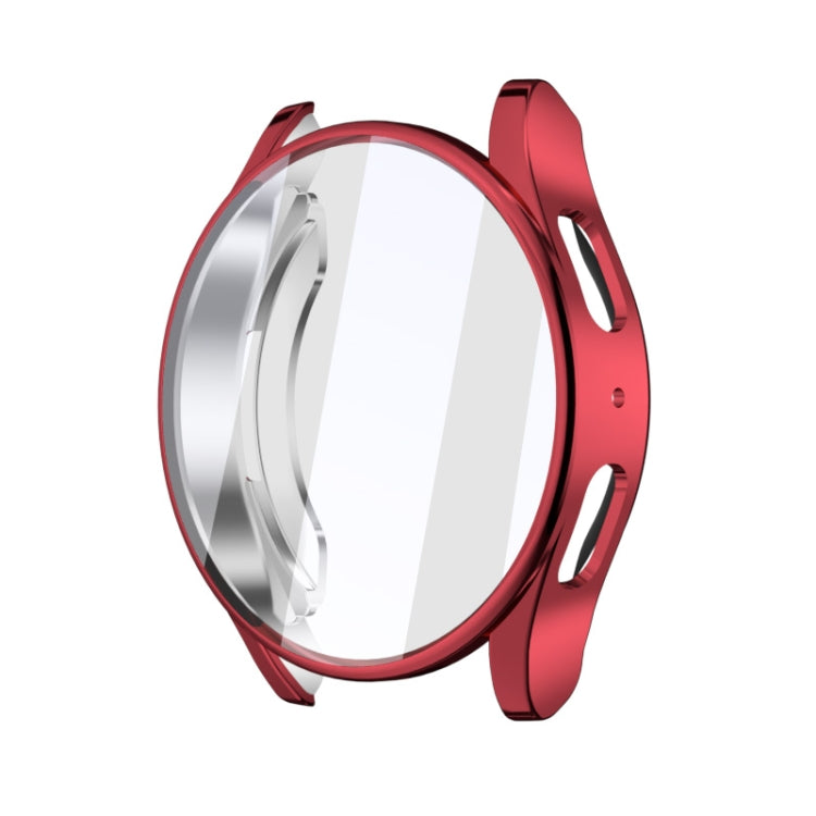 For Samsung Galaxy Watch FE 40mm Full Coverage Electroplated TPU Watch Protective Case(Red) - Watch Cases by PMC TechLife | Online Shopping South Africa | PMC TechLife | Buy Now Pay Later Mobicred