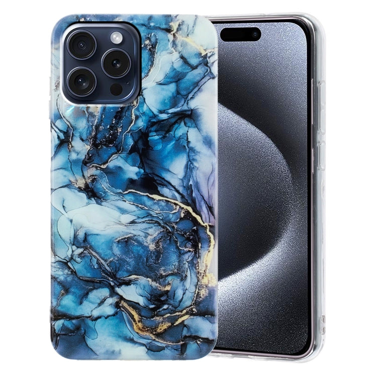 For iPhone 16 Pro Max IMD Marble TPU Phone Case(Grey) - iPhone 16 Pro Max Cases by PMC TechLife | Online Shopping South Africa | PMC TechLife | Buy Now Pay Later Mobicred