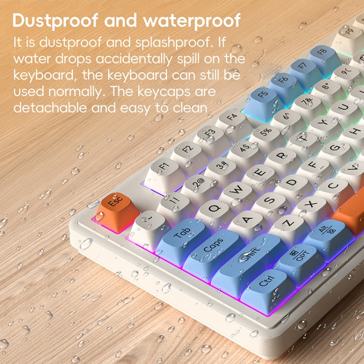 LANGTU L98 Wired RGB Gaming Keyboard(Yellow) - free shipping - PMC Jewellery - Order now!