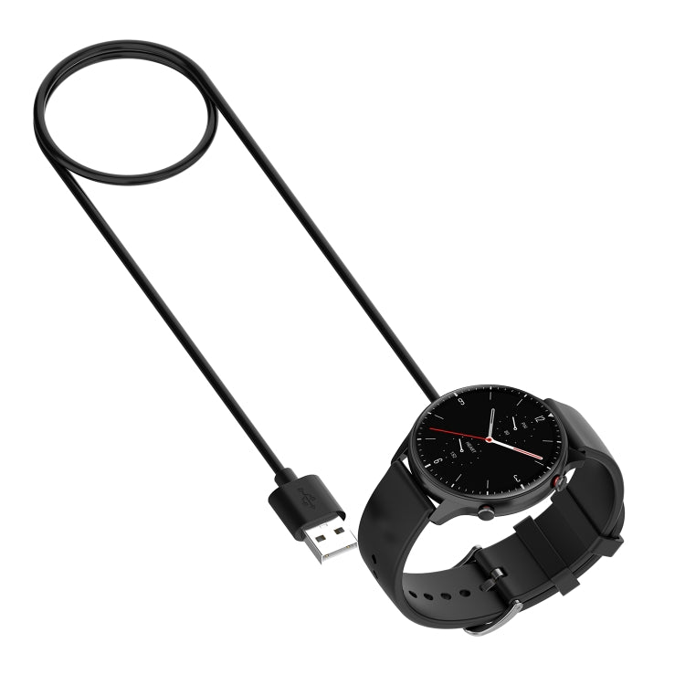 For Amazfit Bip 5 Unity A2324 Smart Watch Magnetic Charging Cable, Length: 1m(Black) - Charger by PMC TechLife | Online Shopping South Africa | PMC TechLife | Buy Now Pay Later Mobicred