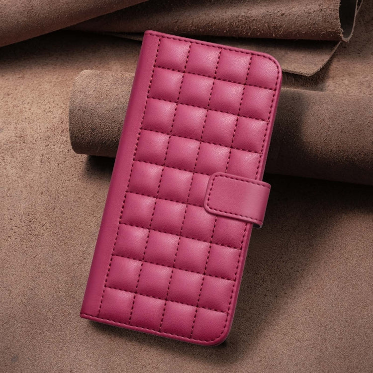 For Google Pixel 9 Square Texture Leather Phone Case(Red) - Google Cases by PMC TechLife | Online Shopping South Africa | PMC TechLife | Buy Now Pay Later Mobicred
