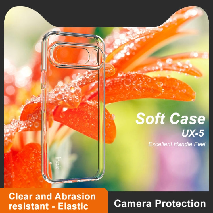 For Google Pixel 9 Pro XL IMAK UX-5 Series Transparent Shockproof TPU Protective Phone Case(Transparent) - Google Cases by imak | Online Shopping South Africa | PMC TechLife | Buy Now Pay Later Mobicred