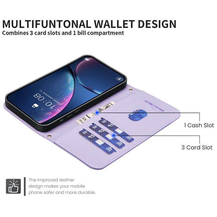 For Samsung Galaxy S25 Ultra 5G Square Texture Leather Phone Case(Purple) - Galaxy S25 Ultra 5G Cases by PMC Jewellery | Online Shopping South Africa | PMC Jewellery | Buy Now Pay Later Mobicred