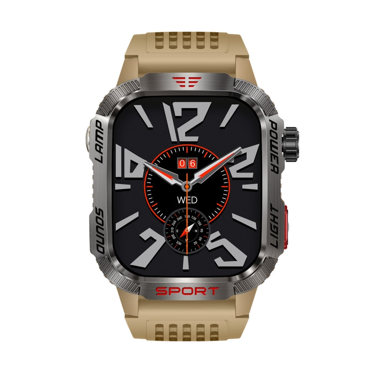 HT29 2.01 inch IPS Screen Triple Proof Smart Watch with Banknote Detector Light(Yellow) - Smart Watches by PMC TechLife | Online Shopping South Africa | PMC TechLife | Buy Now Pay Later Mobicred