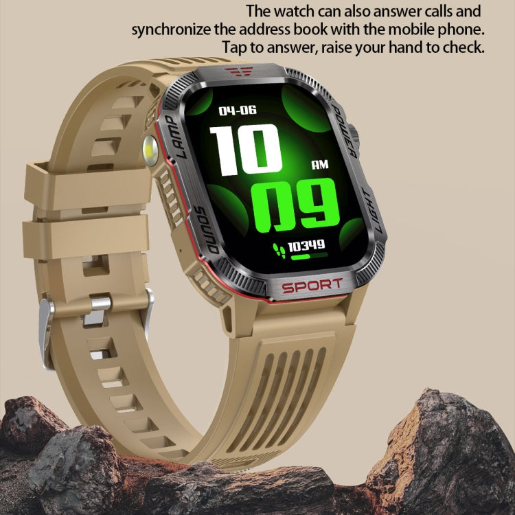 HT29 2.01 inch IPS Screen Triple Proof Smart Watch with Banknote Detector Light(Black) - Smart Watches by PMC TechLife | Online Shopping South Africa | PMC TechLife | Buy Now Pay Later Mobicred