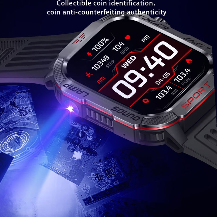 HT29 2.01 inch IPS Screen Triple Proof Smart Watch with Banknote Detector Light(Green) - Smart Watches by PMC TechLife | Online Shopping South Africa | PMC TechLife | Buy Now Pay Later Mobicred