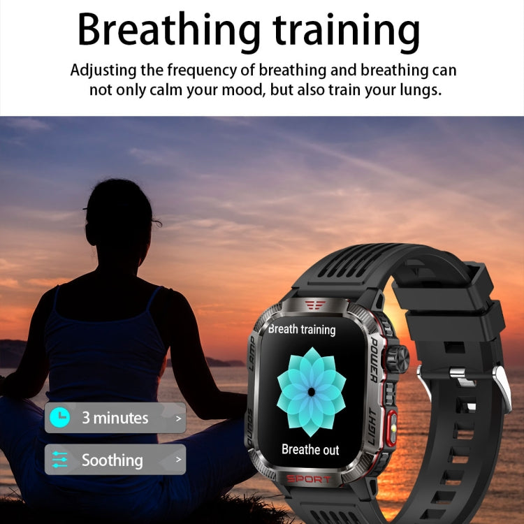 HT29 2.01 inch IPS Screen Triple Proof Smart Watch with Banknote Detector Light(Green) - Smart Watches by PMC TechLife | Online Shopping South Africa | PMC TechLife | Buy Now Pay Later Mobicred