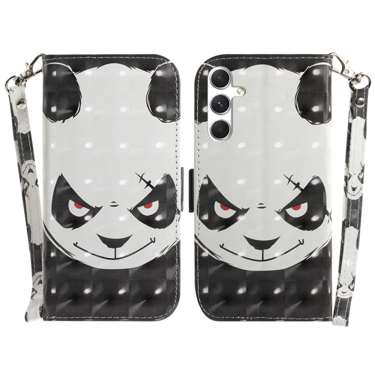 For Samsung Galaxy S25+ 5G 3D Colored Horizontal Flip Leather Phone Case(Angry Bear) - free shipping - PMC Jewellery - Order now!