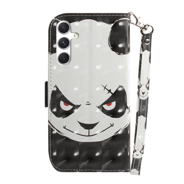 For Samsung Galaxy S25+ 5G 3D Colored Horizontal Flip Leather Phone Case(Angry Bear) - free shipping - PMC Jewellery - Order now!