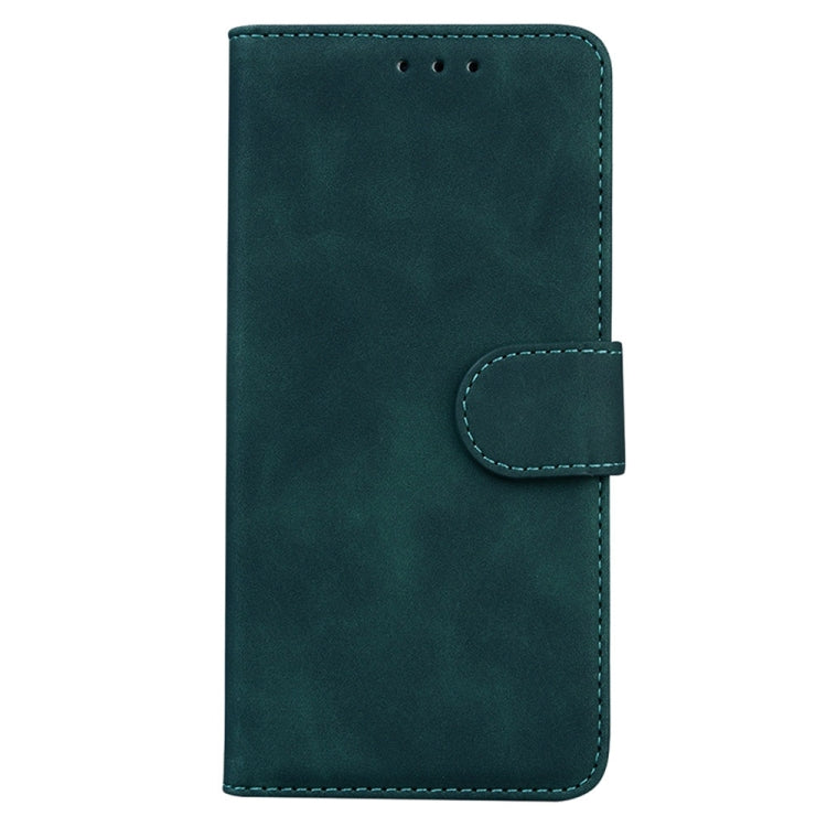 For Samsung Galaxy S25+ 5G Skin Feel Pure Color Flip Leather Phone Case(Green) - Galaxy S25+ 5G Cases by PMC Jewellery | Online Shopping South Africa | PMC Jewellery | Buy Now Pay Later Mobicred