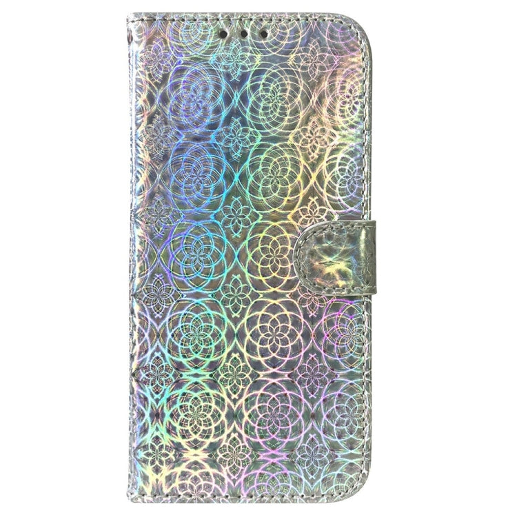 For Samsung Galaxy S25+ 5G Colorful Magnetic Buckle Leather Phone Case(Silver) - Galaxy S25+ 5G Cases by PMC Jewellery | Online Shopping South Africa | PMC Jewellery | Buy Now Pay Later Mobicred