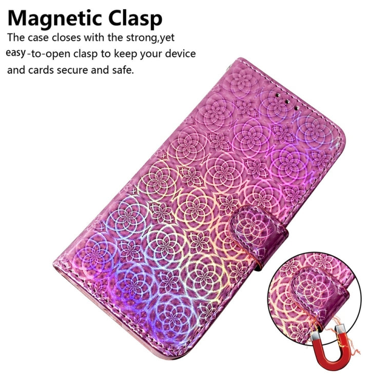 For Samsung Galaxy S25+ 5G Colorful Magnetic Buckle Leather Phone Case(Pink) - Galaxy S25+ 5G Cases by PMC Jewellery | Online Shopping South Africa | PMC Jewellery | Buy Now Pay Later Mobicred