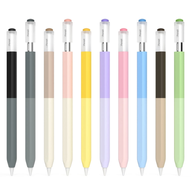 For Apple Pencil USB-C Gradient Silicone Stylus Protective Case(Purple) - Pencil Accessories by PMC Jewellery | Online Shopping South Africa | PMC Jewellery | Buy Now Pay Later Mobicred