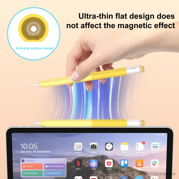 For Apple Pencil USB-C Gradient Silicone Stylus Protective Case(Purple) - Pencil Accessories by PMC Jewellery | Online Shopping South Africa | PMC Jewellery | Buy Now Pay Later Mobicred