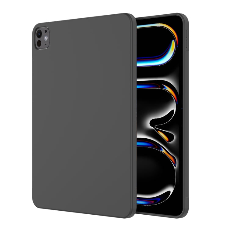 For iPad Pro 13 2024 Mutural Silicone Microfiber Tablet Case(Black) - free shipping - PMc TechLife - Order now!