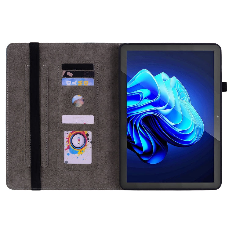 For itel Pad One 10.1 Butterfly Rose Embossed Leather Tablet Case(Purple) - Others by PMC TechLife | Online Shopping South Africa | PMC TechLife | Buy Now Pay Later Mobicred