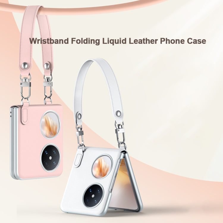 For Huawei Pocket 2 SULADA Skin Feel Liquid Leather Phone Case with Strap(Black) - free shipping - PMC TechLife - Order now!