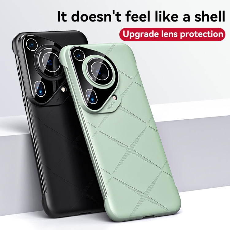 For Huawei Pura 70 Pro Borderless Upshrink Camera Protection Magnetic Phone Case(Brown) - Huawei Cases by PMC Jewellery | Online Shopping South Africa | PMC Jewellery | Buy Now Pay Later Mobicred