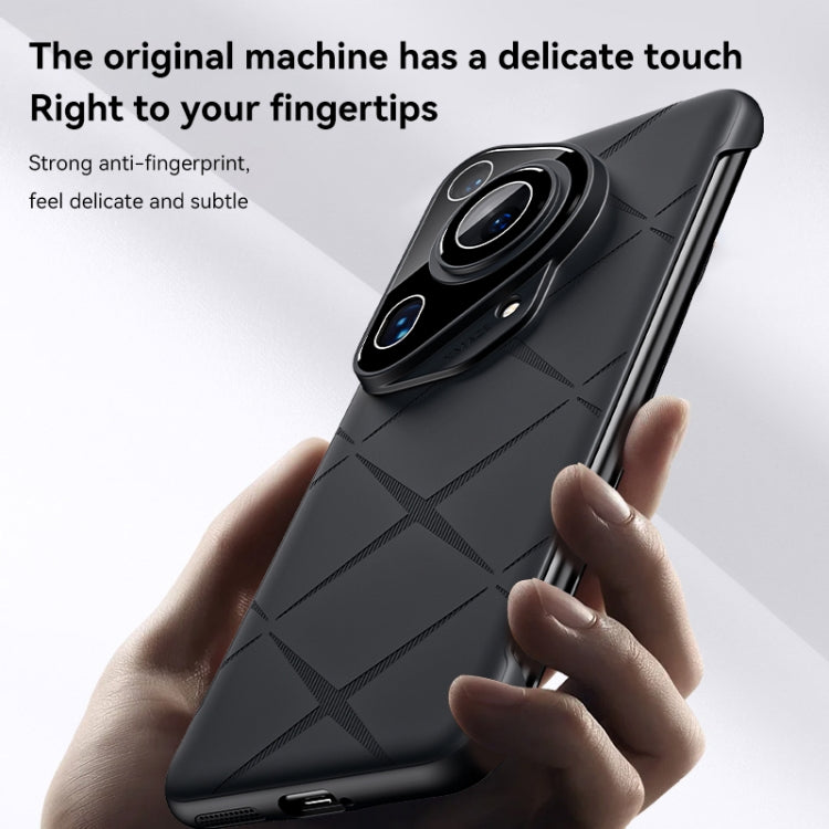 For Huawei Pura 70 Ultra Borderless Upshrink Camera Protection Phone Case(Black) - Huawei Cases by PMC Jewellery | Online Shopping South Africa | PMC Jewellery | Buy Now Pay Later Mobicred