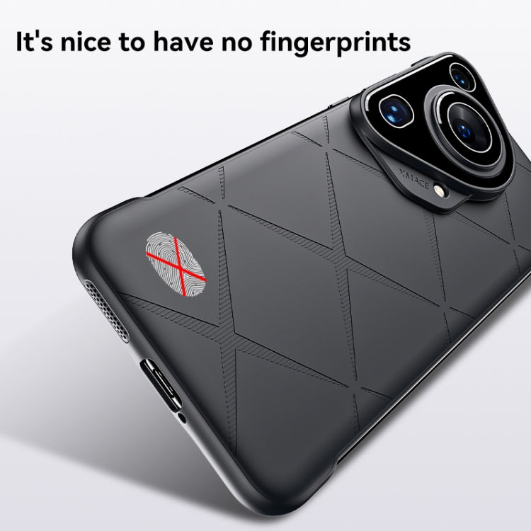 For Huawei Pura 70 Ultra Borderless Upshrink Camera Protection Phone Case(Black) - Huawei Cases by PMC Jewellery | Online Shopping South Africa | PMC Jewellery | Buy Now Pay Later Mobicred