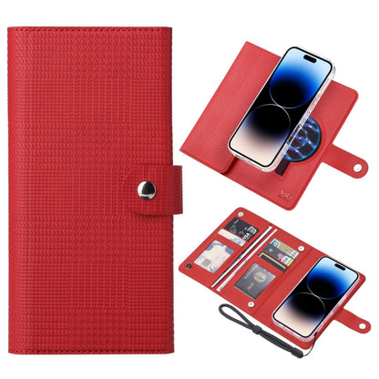 For iPhone 14 Pro ViLi GHA-C Series RFID MagSafe Magnetic Flip Leather Phone Case(Red) - iPhone 14 Pro Cases by ViLi | Online Shopping South Africa | PMC Jewellery | Buy Now Pay Later Mobicred