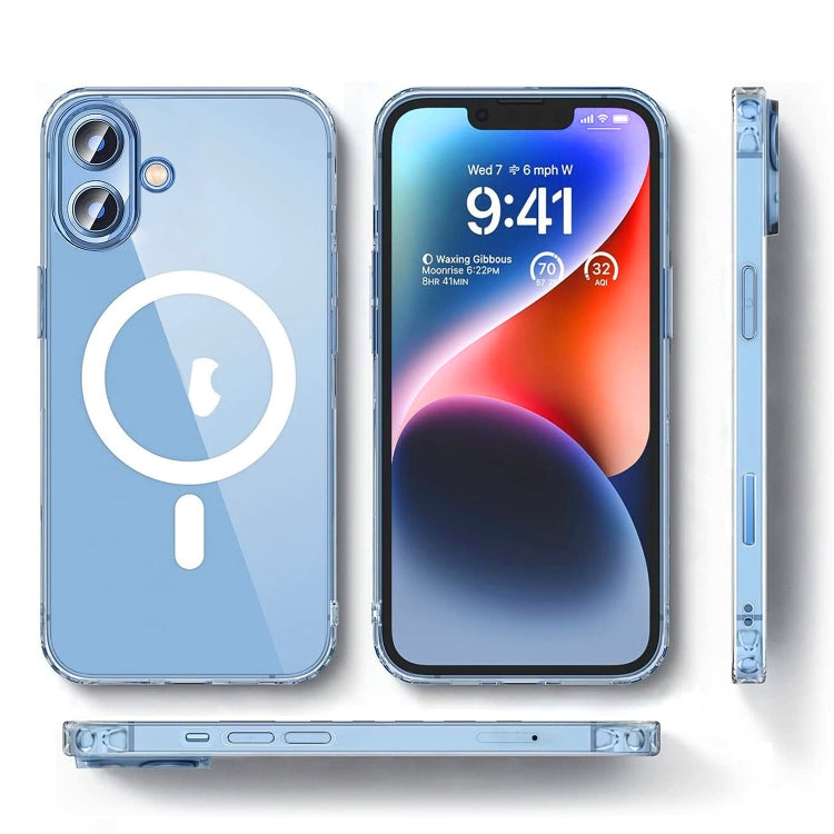 For iPhone 16 Pro ViLi MAG-C Series MagSafe Magnetic PC + TPU Phone Case(Transparent) - iPhone 16 Pro Cases by ViLi | Online Shopping South Africa | PMC Jewellery | Buy Now Pay Later Mobicred