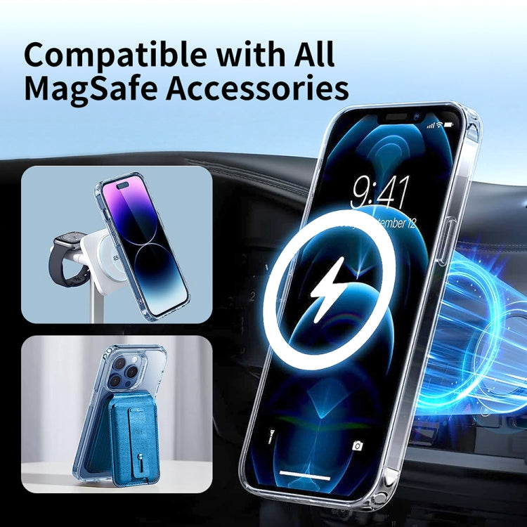 For iPhone 16 Pro ViLi MAG-C Series MagSafe Magnetic PC + TPU Phone Case(Transparent) - iPhone 16 Pro Cases by ViLi | Online Shopping South Africa | PMC Jewellery | Buy Now Pay Later Mobicred