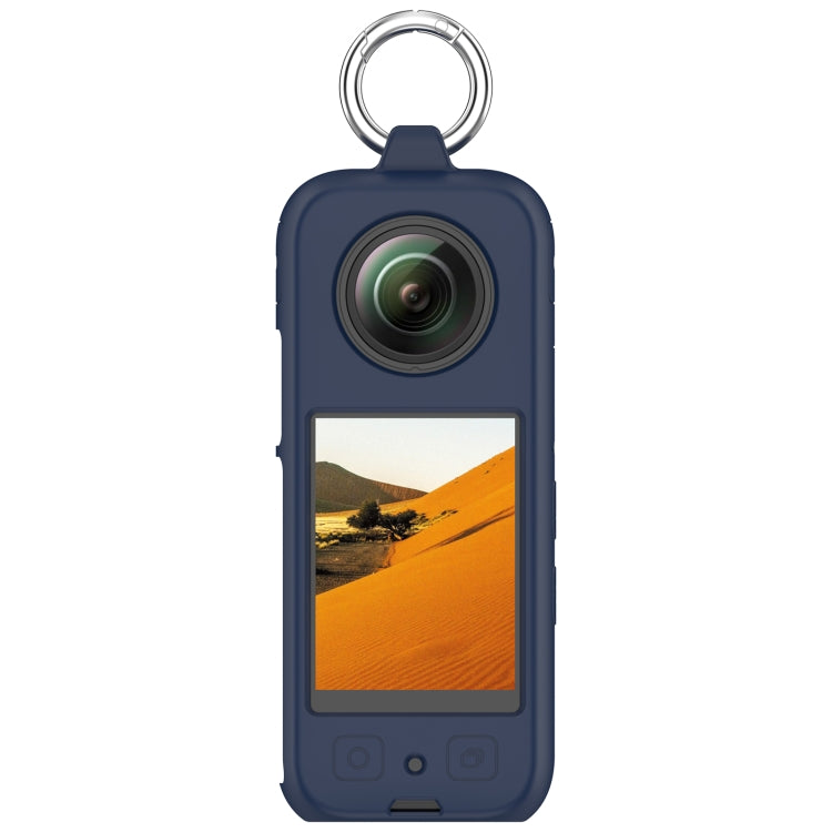 For Insta 360 X4 Portable Silicone Protective Case(Midnight Blue) - Case & Bags by PMC Jewellery | Online Shopping South Africa | PMC Jewellery | Buy Now Pay Later Mobicred