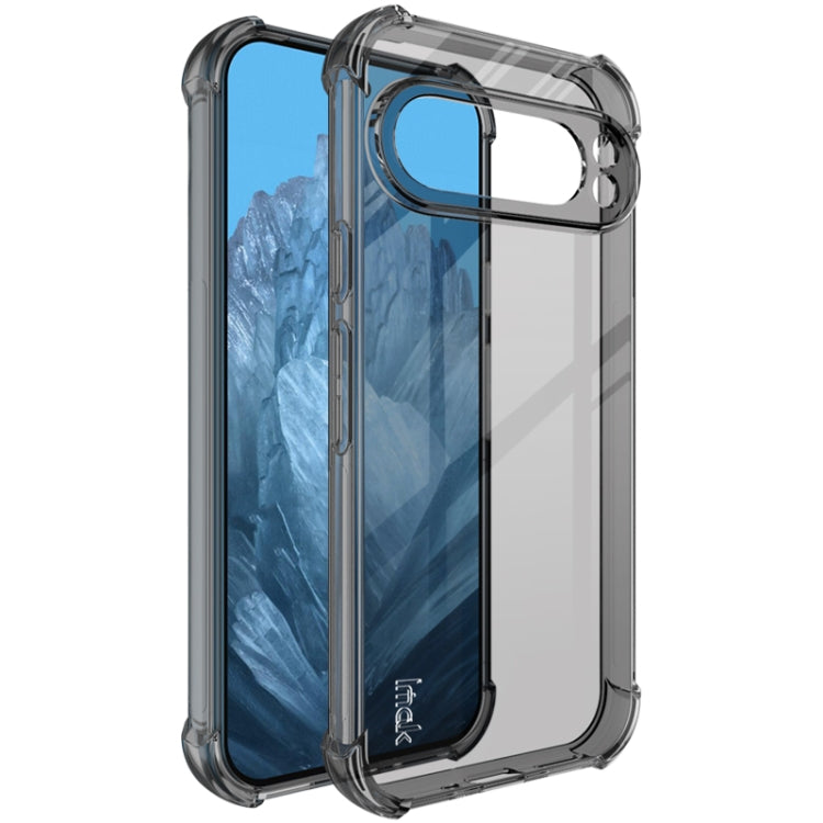 For Google Pixel 9 Pro XL imak Shockproof Airbag TPU Phone Case(Transparent Black) - Google Cases by imak | Online Shopping South Africa | PMC TechLife | Buy Now Pay Later Mobicred