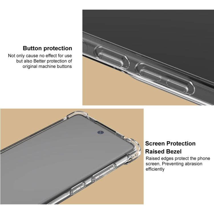 For Google Pixel 9 Pro XL imak Shockproof Airbag TPU Phone Case(Transparent) - Google Cases by imak | Online Shopping South Africa | PMC TechLife | Buy Now Pay Later Mobicred